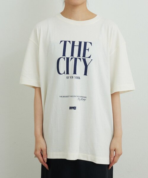GALLARDAGALANTE(ガリャルダガランテ)の「【GOOD ROCK SPEED】THE CITY ロゴTee/別注(Tシャツ/カットソー・レディース・アイボリー/ブラック・FREE)」の13枚目の写真