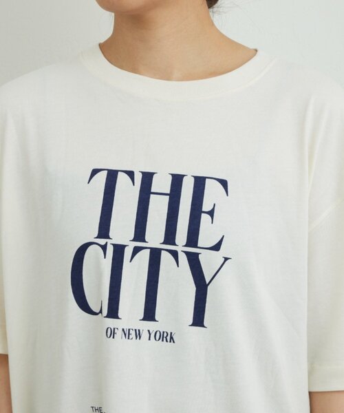 GALLARDAGALANTE(ガリャルダガランテ)の「【GOOD ROCK SPEED】THE CITY ロゴTee/別注(Tシャツ/カットソー・レディース・アイボリー/ブラック・FREE)」の16枚目の写真