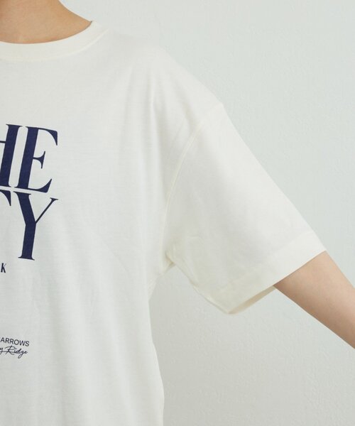GALLARDAGALANTE(ガリャルダガランテ)の「【GOOD ROCK SPEED】THE CITY ロゴTee/別注(Tシャツ/カットソー・レディース・アイボリー/ブラック・FREE)」の17枚目の写真