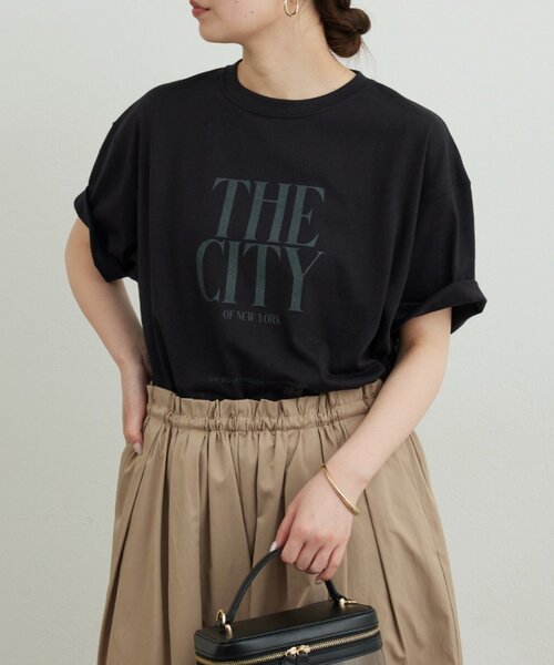 GALLARDAGALANTE(ガリャルダガランテ)の「【GOOD ROCK SPEED】THE CITY ロゴTee/別注(Tシャツ/カットソー・レディース・アイボリー/ブラック・FREE)」の21枚目の写真
