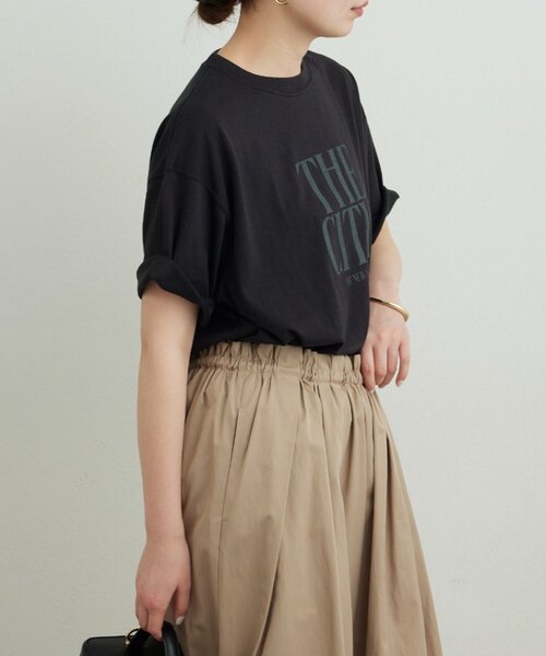 GALLARDAGALANTE(ガリャルダガランテ)の「【GOOD ROCK SPEED】THE CITY ロゴTee/別注(Tシャツ/カットソー・レディース・アイボリー/ブラック・FREE)」の22枚目の写真