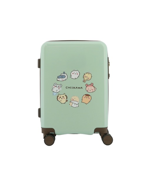 Siffler(シフレ)の「【CHIIKAWA/ちいかわ】 キャリーケース 35L(スーツケース/キャリーバッグ・レディース・ベージュ/ミント・FREE)」の1枚目の写真