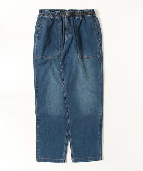 Gramicci(グラミチ)の「Gramicci/グラミチ ストレッチデニムルーズテーパードリッジパンツ STRETCH DENIM LOOSE TAPERED RIDGE PANTS(デニムパンツ・メンズ・ダークインディゴブルー/ワンウォッシュ・M/L)」の2枚目の写真