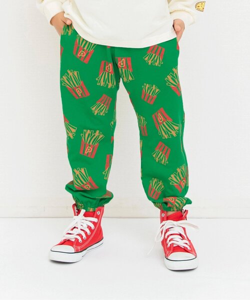 BREEZE（ブリーズ）の「ガラガラカットパンツ_ジュニア対応（その他パンツ・キッズ・ブルー/ストライプ/オレンジ/チャコール/ベージュ/レインボー/グリーン/アイボリー/ブラック/グレー・120/110/100/140/130/90/80）」の7枚目の写真