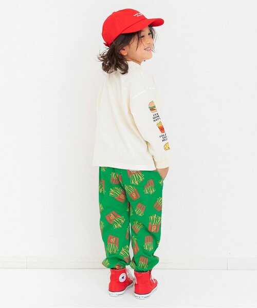 BREEZE（ブリーズ）の「ガラガラカットパンツ_ジュニア対応（その他パンツ・キッズ・ブルー/ストライプ/オレンジ/チャコール/ベージュ/レインボー/グリーン/アイボリー/ブラック/グレー・120/110/100/140/130/90/80）」の20枚目の写真