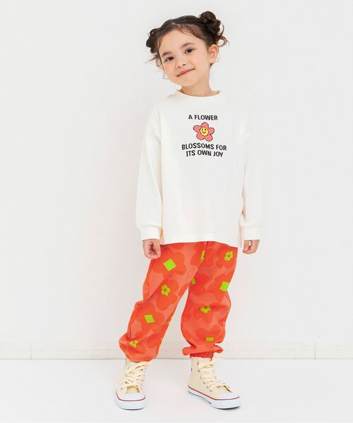 BREEZE（ブリーズ）の「ガラガラカットパンツ_ジュニア対応（その他パンツ・キッズ・ブルー/ストライプ/オレンジ/チャコール/ベージュ/レインボー/グリーン/アイボリー/ブラック/グレー・120/110/100/140/130/90/80）」の12枚目の写真