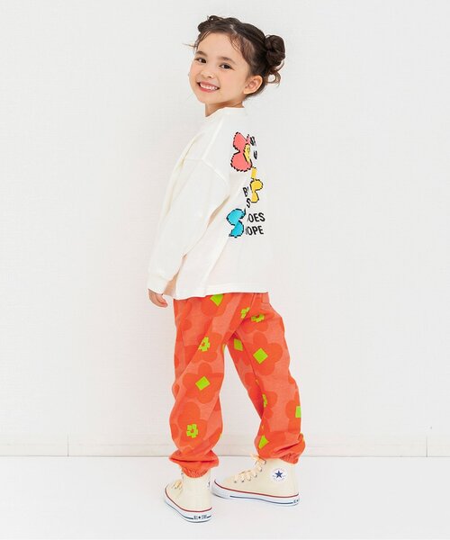 BREEZE（ブリーズ）の「ガラガラカットパンツ_ジュニア対応（その他パンツ・キッズ・ブルー/ストライプ/オレンジ/チャコール/ベージュ/レインボー/グリーン/アイボリー/ブラック/グレー・120/110/100/140/130/90/80）」の13枚目の写真