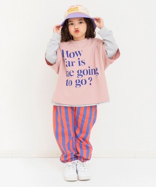 BREEZE（ブリーズ）の「ガラガラカットパンツ_ジュニア対応（その他パンツ・キッズ・ブルー/ストライプ/オレンジ/チャコール/ベージュ/レインボー/グリーン/アイボリー/ブラック/グレー・120/110/100/140/130/90/80）」の22枚目の写真