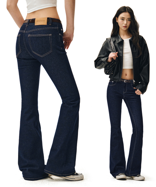 DECET WOMEN（デケット ウーマン）の「Signature Slim Low Rise Flared Jeans DCWPT006CPINDIGO（デニムパンツ・レディース・その他・X-SMALL/SMALL/MEDIUM/LARGE）」の16枚目の写真