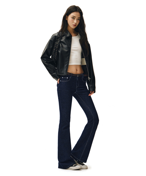 DECET WOMEN（デケット ウーマン）の「Signature Slim Low Rise Flared Jeans DCWPT006CPINDIGO（デニムパンツ・レディース・その他・X-SMALL/SMALL/MEDIUM/LARGE）」の14枚目の写真