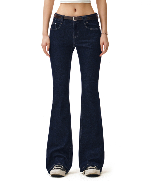 DECET WOMEN（デケット ウーマン）の「Signature Slim Low Rise Flared Jeans DCWPT006CPINDIGO（デニムパンツ・レディース・その他・X-SMALL/SMALL/MEDIUM/LARGE）」の11枚目の写真
