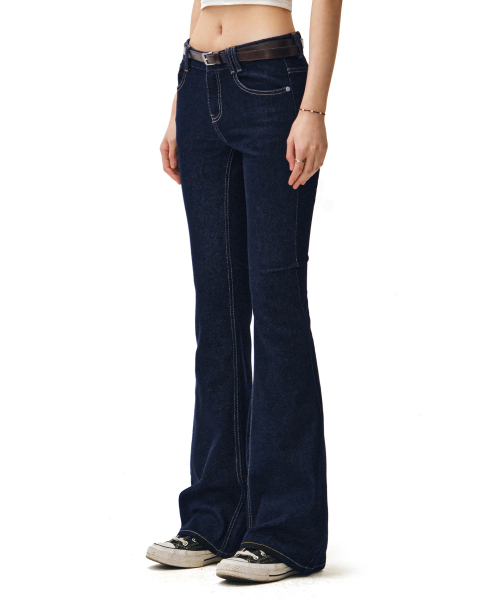 DECET WOMEN（デケット ウーマン）の「Signature Slim Low Rise Flared Jeans DCWPT006CPINDIGO（デニムパンツ・レディース・その他・X-SMALL/SMALL/MEDIUM/LARGE）」の10枚目の写真