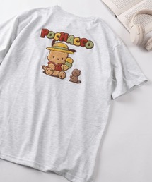 【71】【Sanrio/サンリオ】ハローキティ/シナモロール/ポムポムプリン/ポチャッコ/クロミ サガラ刺繍 クルーネックTシャツ/レディース（S）