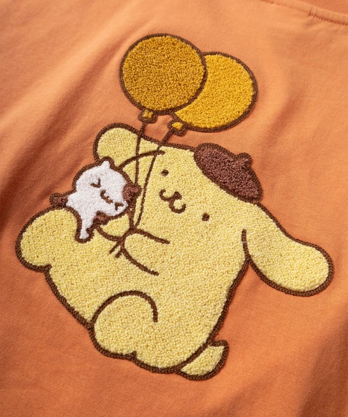 sanrio(サンリオ)の「【71】【Sanrio/サンリオ】ハローキティ/シナモロール/ポムポムプリン/ポチャッコ/クロミ サガラ刺繍 クルーネックTシャツ/レディース(S)(Tシャツ/カットソー・レディース・オレンジ/ネイビー/ブラック/レッド/ホワイト/ブルー/チャコールグレー/アッシュグレー・M/L)」の13枚目の写真
