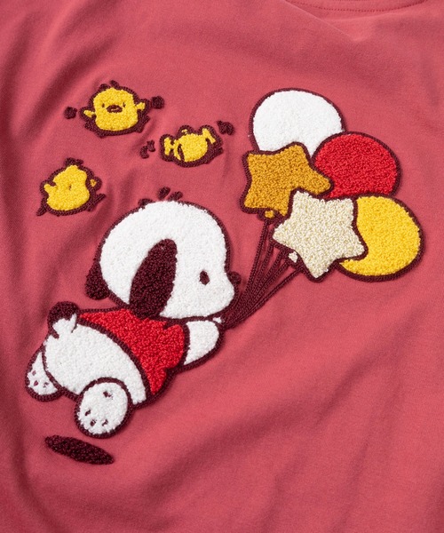 sanrio(サンリオ)の「【71】【Sanrio/サンリオ】ハローキティ/シナモロール/ポムポムプリン/ポチャッコ/クロミ サガラ刺繍 クルーネックTシャツ/レディース(S)(Tシャツ/カットソー・レディース・オレンジ/ネイビー/ブラック/レッド/ホワイト/ブルー/チャコールグレー/アッシュグレー・M/L)」の19枚目の写真