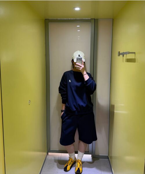 Rest&Recreation(レストアンドレクリエーション)の「SWEAT MIDI SHORTS - NAVY(その他パンツ・レディース・その他・ONE)」の2枚目の写真