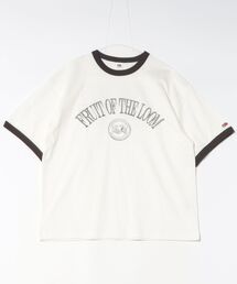 FRUIT OF THE LOOM | 19/-スラブ天竺Tシャツ2 / GOOD DAYS START WITH / 半袖 プリント Tシャツ / ヴィンテージ風(Tシャツ/カットソー)