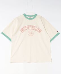 19/-スラブ天竺Tシャツ2 / GOOD DAYS START WITH / 半袖 プリント Tシャツ / ヴィンテージ風