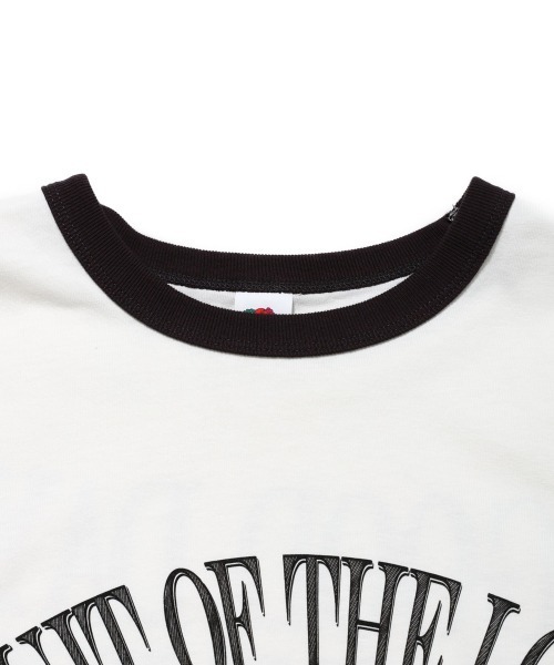 FRUIT OF THE LOOM（フルーツオブザルーム）の「19/-スラブ天竺Tシャツ2 / GOOD DAYS START WITH / 半袖 プリント Tシャツ / ヴィンテージ風（Tシャツ/カットソー・メンズ・ホワイト/アイボリー/チャコールグレー・L/M/S）」の5枚目の写真