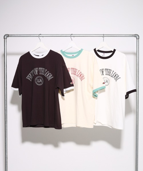 FRUIT OF THE LOOM（フルーツオブザルーム）の「19/-スラブ天竺Tシャツ2 / GOOD DAYS START WITH / 半袖 プリント Tシャツ / ヴィンテージ風（Tシャツ/カットソー・メンズ・ホワイト/アイボリー/チャコールグレー・L/M/S）」の11枚目の写真