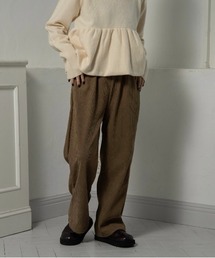 lawgy（ラウジー）の「ridge fabric straight rafu pants / リッジファブリックストレートラフパンツ（その他パンツ）」