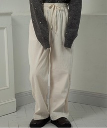 lawgy（ラウジー）の「ridge fabric straight rafu pants / リッジファブリックストレートラフパンツ（その他パンツ）」