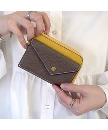 LASIEM（ラシエム）の「フラグメントケース ミニ財布 レディース 本革 カードケース 薄型 コンパクト コインケース キャッシュレス（財布）」