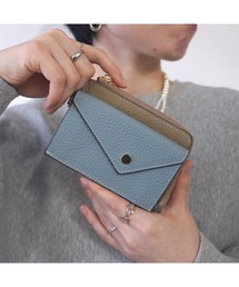 LASIEM（ラシエム）の「フラグメントケース ミニ財布 レディース 本革 カードケース 薄型 コンパクト コインケース キャッシュレス（財布）」