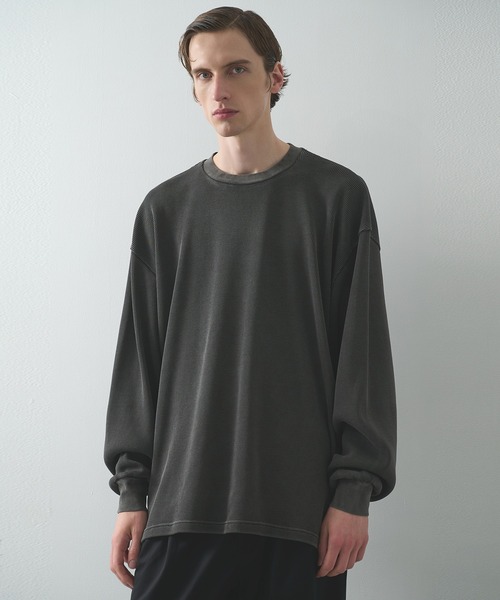 KANEMASA PHIL./カネマサフィル】18G Garment Dye Waffle（Tシャツ