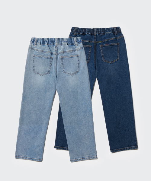 MUSINSA STANDARD KIDS（ムシンサスタンダードキッズ）の「レギュラーフィットデニムパンツ2パック[ミディアムインディゴ/ライトインディゴ]（デニムパンツ・レディース・その他・100/110/120/130/140/150/160）」の2枚目の写真