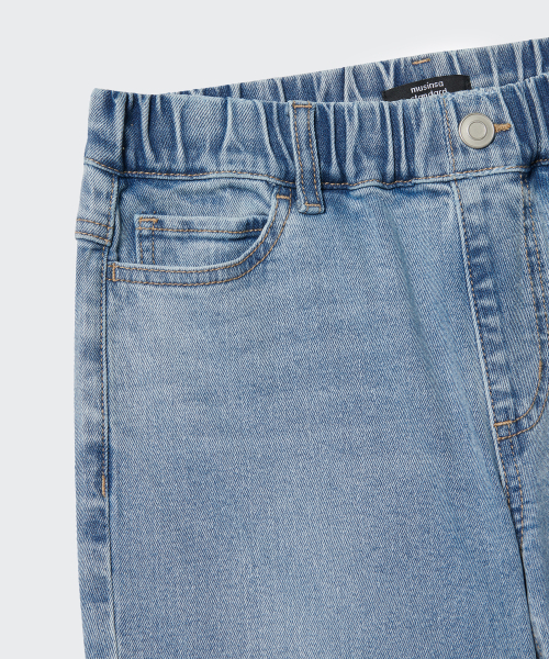 MUSINSA STANDARD KIDS（ムシンサスタンダードキッズ）の「レギュラーフィットデニムパンツ2パック[ミディアムインディゴ/ライトインディゴ]（デニムパンツ・レディース・その他・100/110/120/130/140/150/160）」の4枚目の写真