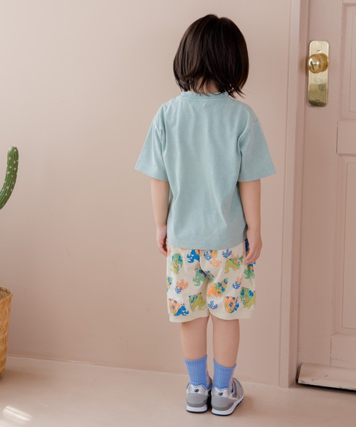 MAKE YOUR DAY(メイクユアデイ)の「いろんな総柄5.5分丈パンツ■80~140cm(その他パンツ・キッズ・ベージュ/グリーン/サックスブルー/ピンク・110/100/90/80/120)」の9枚目の写真