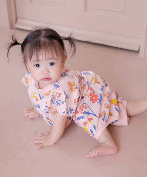 MAKE YOUR DAY(メイクユアデイ)の「いろんな総柄5.5分丈パンツ■80~140cm(その他パンツ・キッズ・ベージュ/グリーン/サックスブルー/ピンク・110/100/90/80/120)」の10枚目の写真