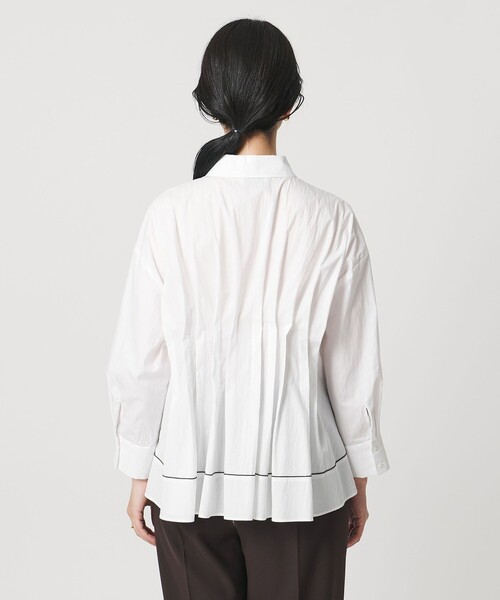 UNITED ARROWS(ユナイテッドアローズ)の「ピンタック シャツブラウス(シャツ/ブラウス・レディース・ライトピンク/ホワイト/ネイビー・FREE)」の11枚目の写真