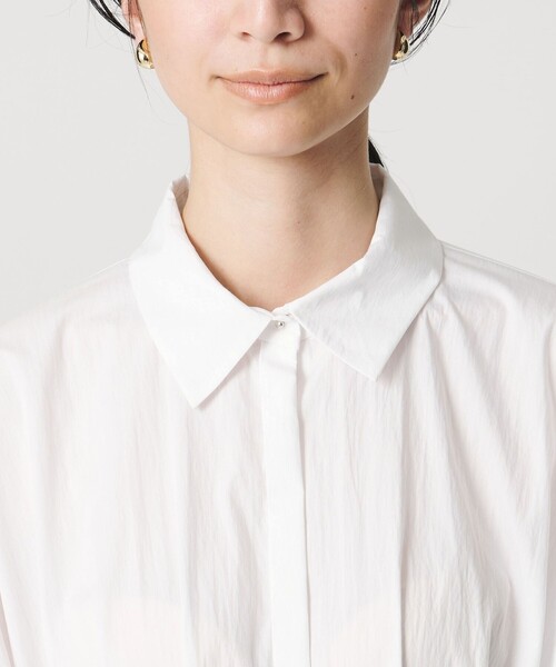 UNITED ARROWS(ユナイテッドアローズ)の「ピンタック シャツブラウス(シャツ/ブラウス・レディース・ライトピンク/ホワイト/ネイビー・FREE)」の12枚目の写真