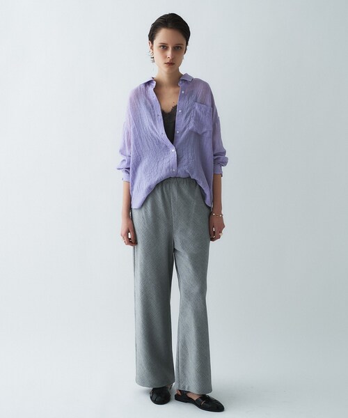 cloenc（クロエンス）の「【手洗い可】サテンレースキャミソール（タンクトップ・レディース・ダークグレー/オフホワイト/ベージュ・02）」の10枚目の写真