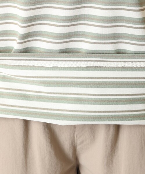 Columbia(コロンビア)の「UVカット 速乾 Columbia/ウィメンズ クラウドアベニュー ロングスリーブクルー ボーダー/コロンビア(Tシャツ/カットソー・レディース・ブラック/ネイビー/ベージュ・XL/L/M/S)」の10枚目の写真