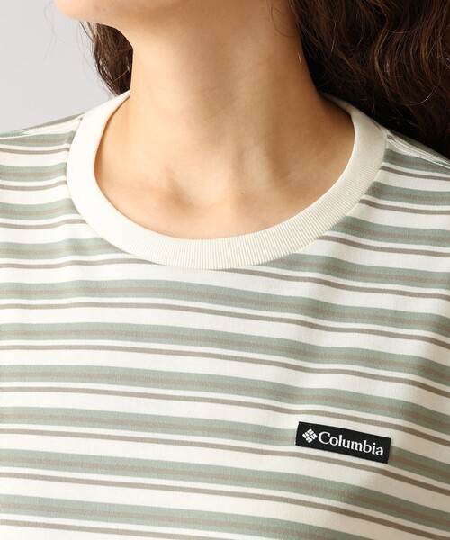 Columbia(コロンビア)の「UVカット 速乾 Columbia/ウィメンズ クラウドアベニュー ロングスリーブクルー ボーダー/コロンビア(Tシャツ/カットソー・レディース・ブラック/ネイビー/ベージュ・XL/L/M/S)」の11枚目の写真