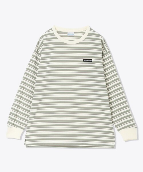 Columbia(コロンビア)の「UVカット 速乾 Columbia/ウィメンズ クラウドアベニュー ロングスリーブクルー ボーダー/コロンビア(Tシャツ/カットソー・レディース・ブラック/ネイビー/ベージュ・XL/L/M/S)」の16枚目の写真