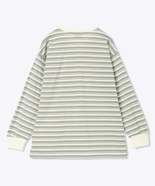Columbia(コロンビア)の「UVカット 速乾 Columbia/ウィメンズ クラウドアベニュー ロングスリーブクルー ボーダー/コロンビア(Tシャツ/カットソー・レディース・ブラック/ネイビー/ベージュ・XL/L/M/S)」の17枚目の写真