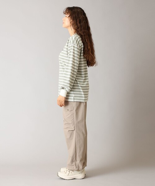 Columbia(コロンビア)の「UVカット 速乾 Columbia/ウィメンズ クラウドアベニュー ロングスリーブクルー ボーダー/コロンビア(Tシャツ/カットソー・レディース・ブラック/ネイビー/ベージュ・XL/L/M/S)」の18枚目の写真