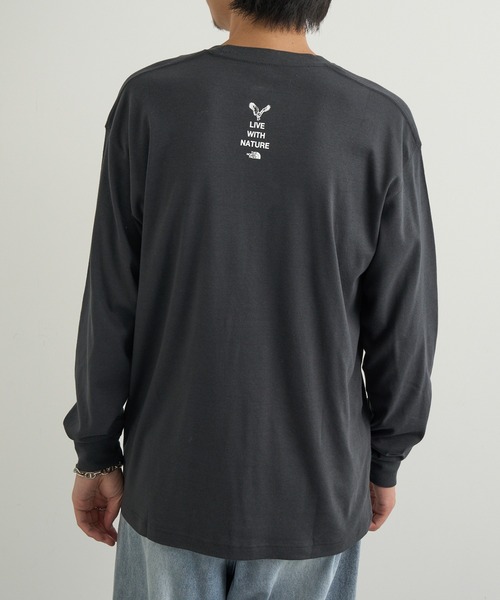 THE NORTH FACE(ザノースフェイス)の「【THE NORTH FACE】L/S ZOO PICKER TEE(Tシャツ/カットソー・メンズ・チャコールグレー・L/M)」の6枚目の写真