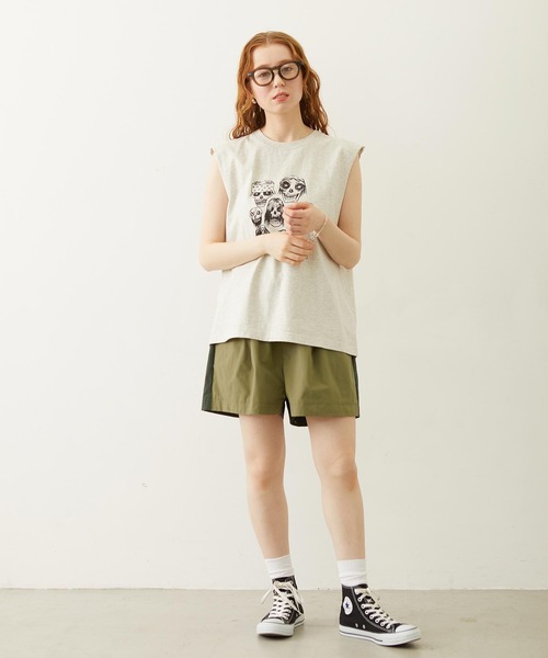 MILKFED.（ミルクフェド）の「THICK WELLINGTON SUNGLASSES（サングラス・レディース・ブラック/カーキ/ブラウン・ONE SIZE）」の8枚目の写真