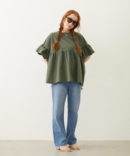 MILKFED.（ミルクフェド）の「THICK WELLINGTON SUNGLASSES（サングラス・レディース・ブラック/カーキ/ブラウン・ONE SIZE）」の17枚目の写真