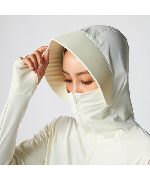 Ocean Pacific UV‑защитный гидрокостюм для воды и суши, хай‑neck, с капюшоном, с печатью Sammer Hole