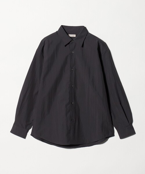 BEAUTY&YOUTH UNITED ARROWS（ビューティーアンドユースユナイテッドアローズ）の「FLFY コットンナイロン グランデテーパード シャツ GRANDE TAPERD型（シャツ/ブラウス・メンズ・ダークグレー/ブラック・S/XL/M/L）」の2枚目の写真