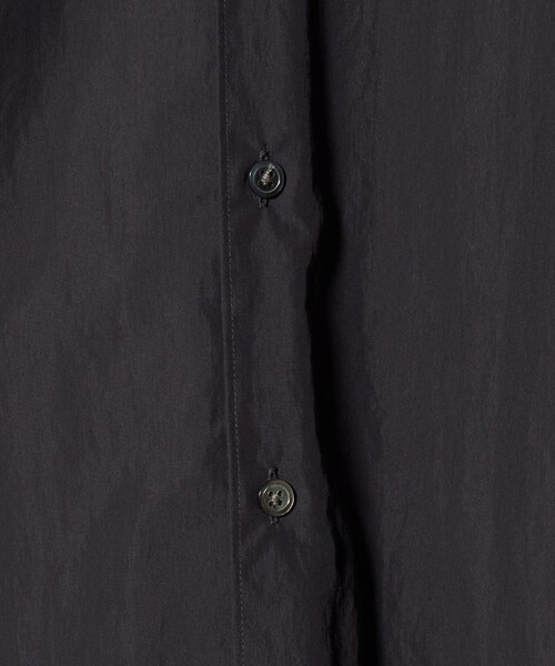 BEAUTY&YOUTH UNITED ARROWS（ビューティーアンドユースユナイテッドアローズ）の「FLFY コットンナイロン グランデテーパード シャツ GRANDE TAPERD型（シャツ/ブラウス・メンズ・ダークグレー/ブラック・S/XL/M/L）」の8枚目の写真