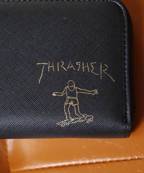 THRASHER（スラッシャー）の「THRASHER　スケボー箔押し財布　長財布＆2つ折り財布（財布・メンズ・ゴールド系/シルバー/ゴールド/シルバー系・F/FREE）」の10枚目の写真