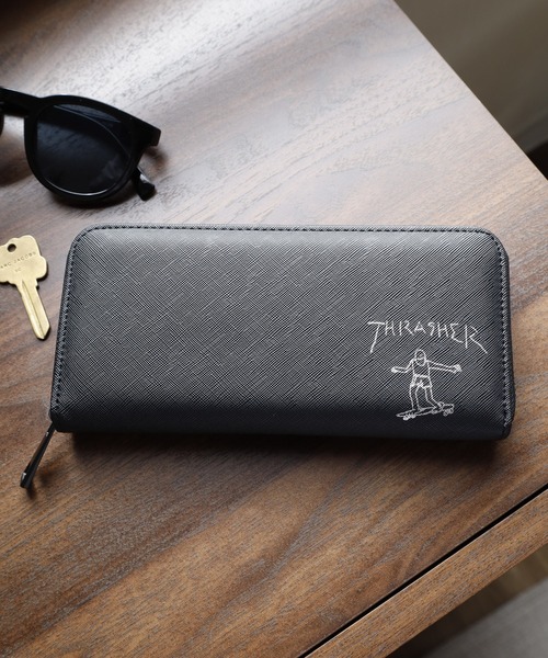 THRASHER（スラッシャー）の「THRASHER　スケボー箔押し財布　長財布＆2つ折り財布（財布・メンズ・ゴールド系/シルバー/ゴールド/シルバー系・F/FREE）」の6枚目の写真