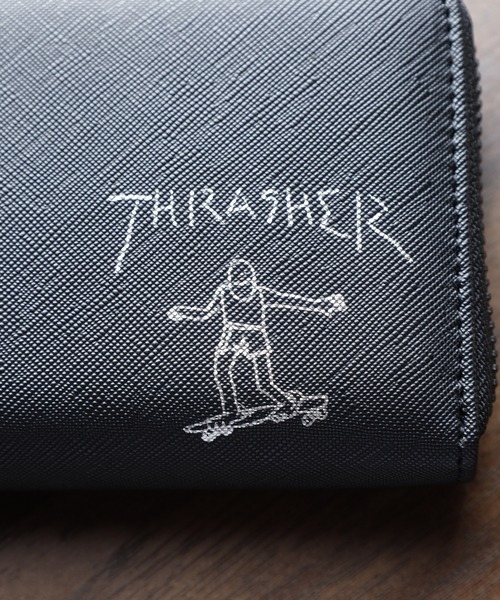 THRASHER（スラッシャー）の「THRASHER　スケボー箔押し財布　長財布＆2つ折り財布（財布・メンズ・ゴールド系/シルバー/ゴールド/シルバー系・F/FREE）」の7枚目の写真
